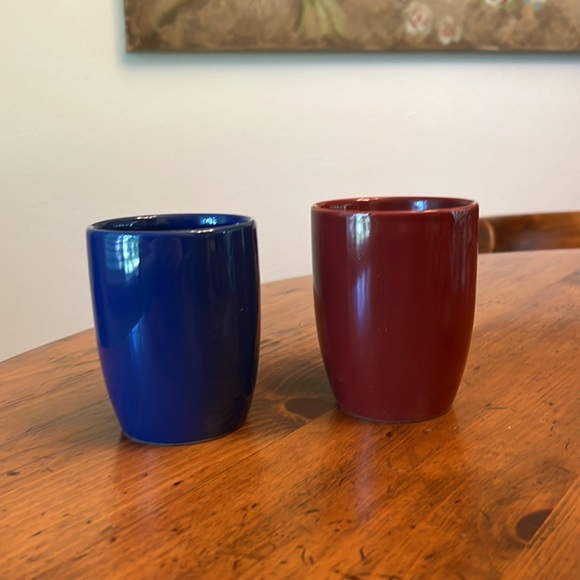 Royal Norfolk Coffee Tea Mugs - Set of 4 Red, Green, Blue and Purple - Picture 6 of 16